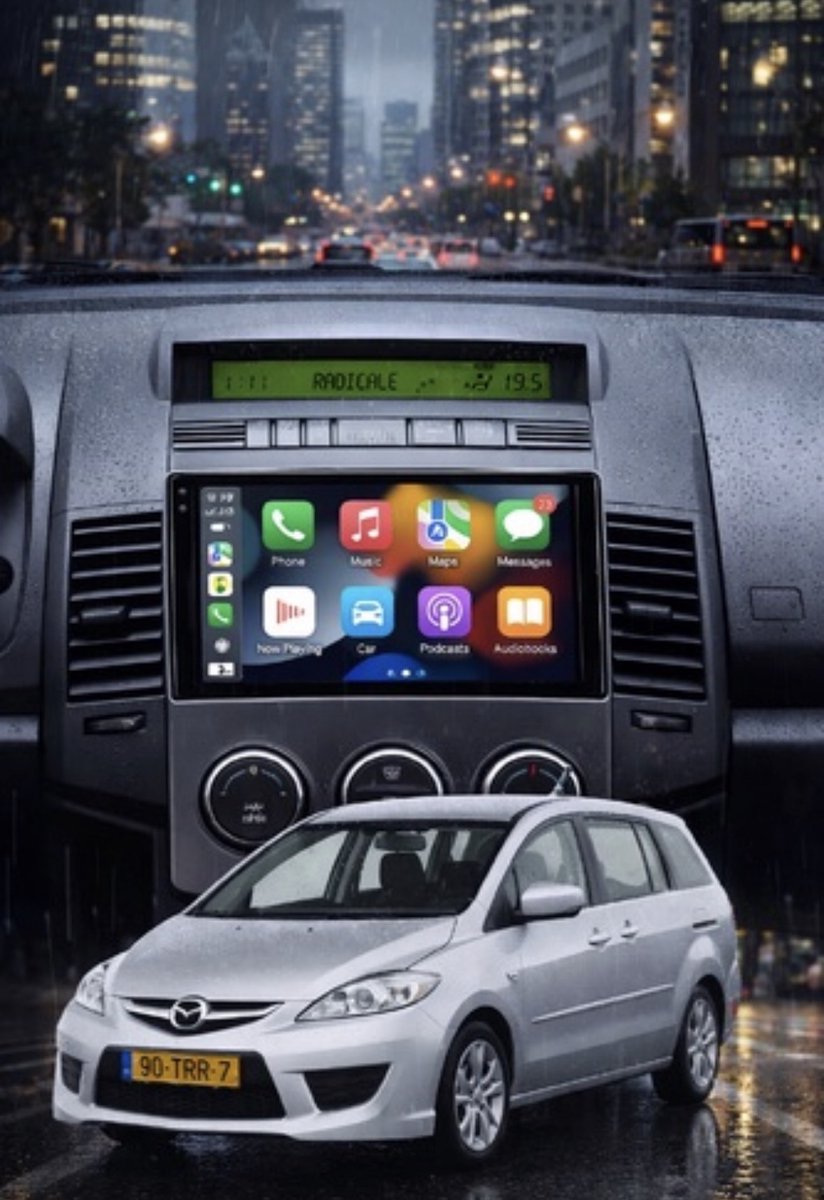 ADIVOX T4 9 inch geschikt voor Mazda 5 2005-2010 Android 15 CarPlay/Auto/Wifi/RDS/DSP/5G/NAV/QLED/DAB+