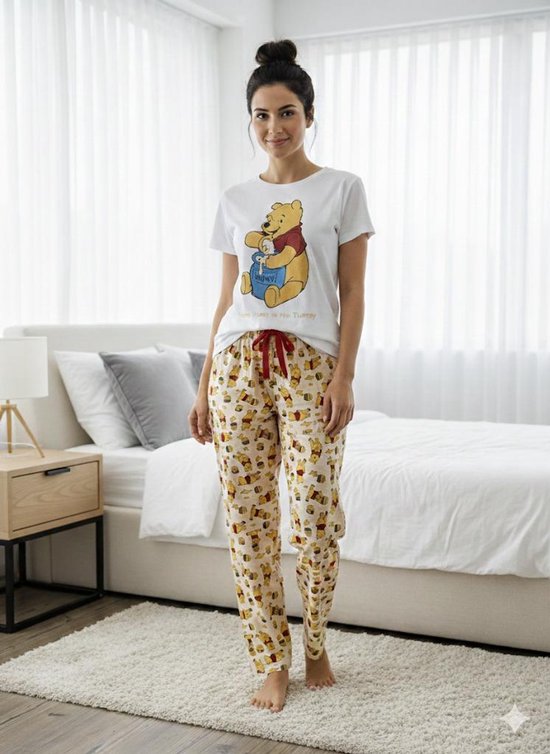 Dames Pyjama's Met Schattige Konijnen, 2-delige