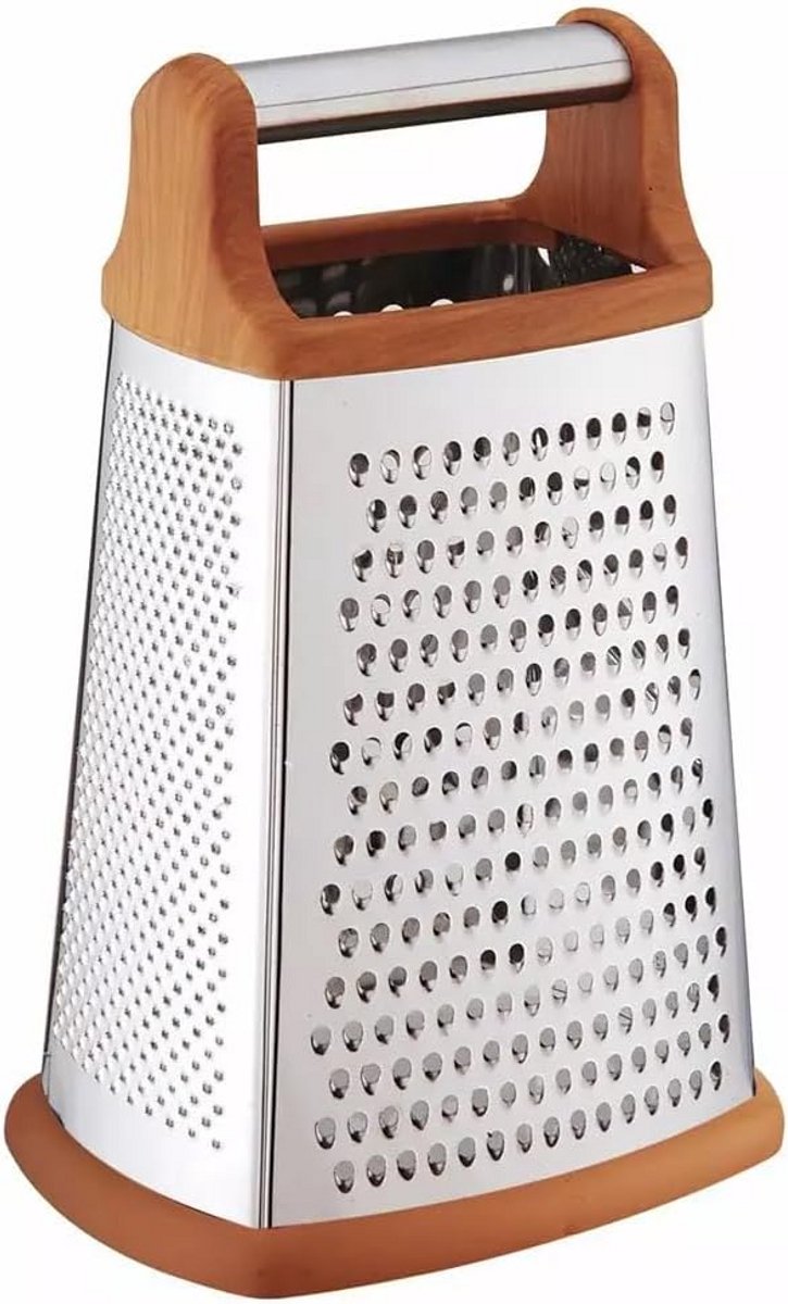 4-in-1 RVS Keukenrasp Blok - Multigraters voor Kaas, Groenten en Simon