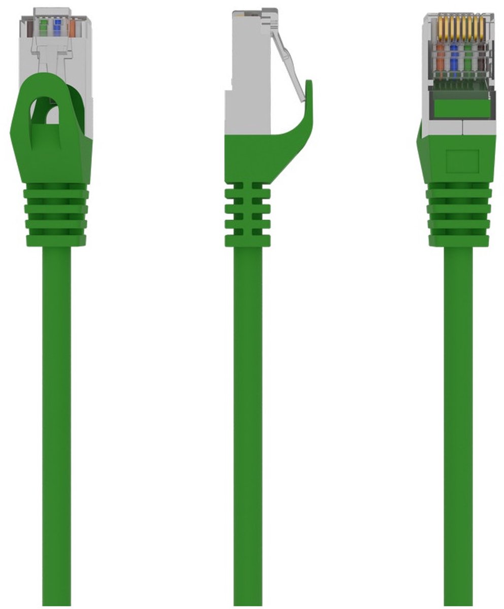 CablExpert PP6-3M/G - Netwerkkabel, FTP Cat6, groen
