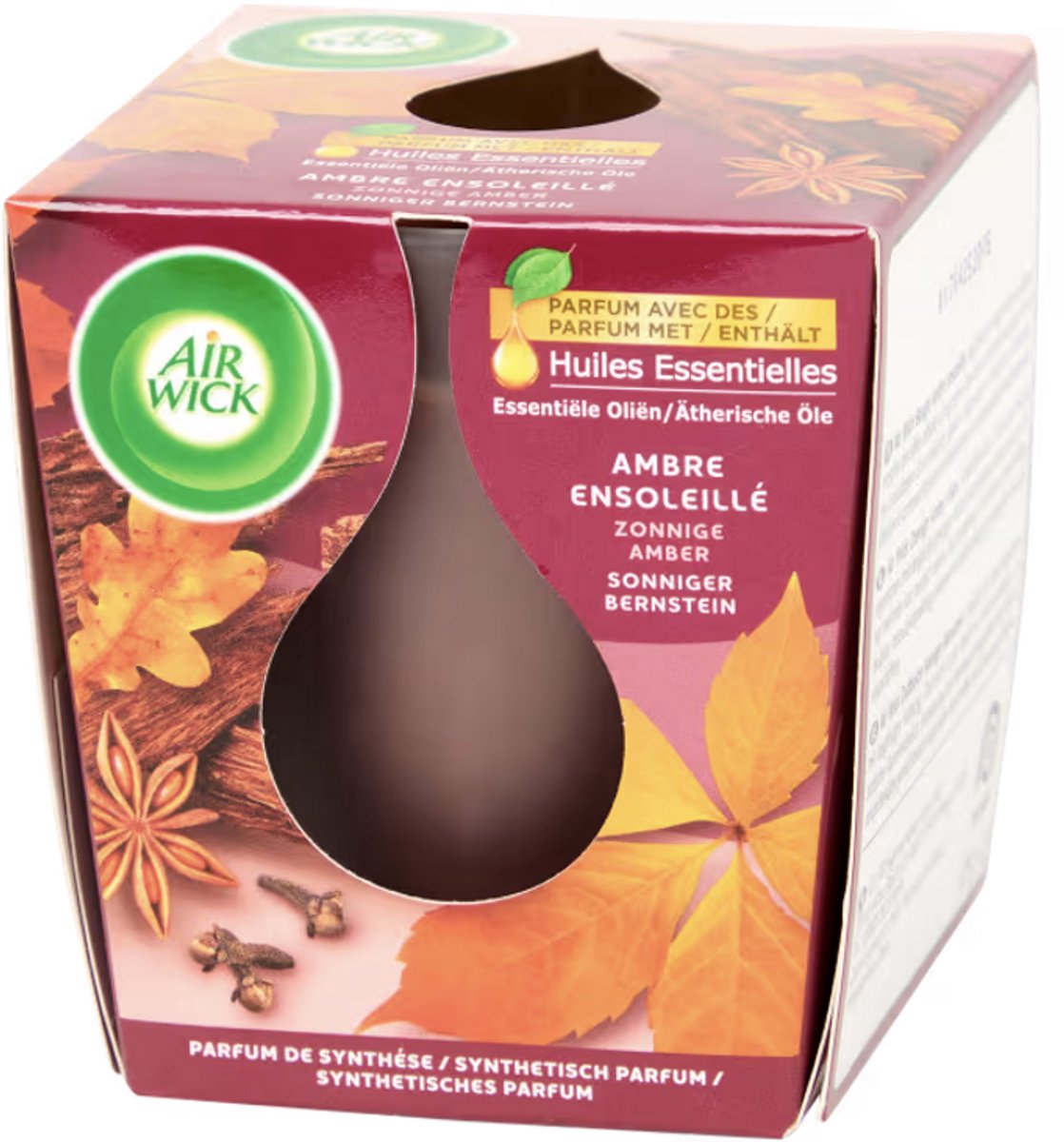 Air Wick Zonnige Amber Kaars - 105g
