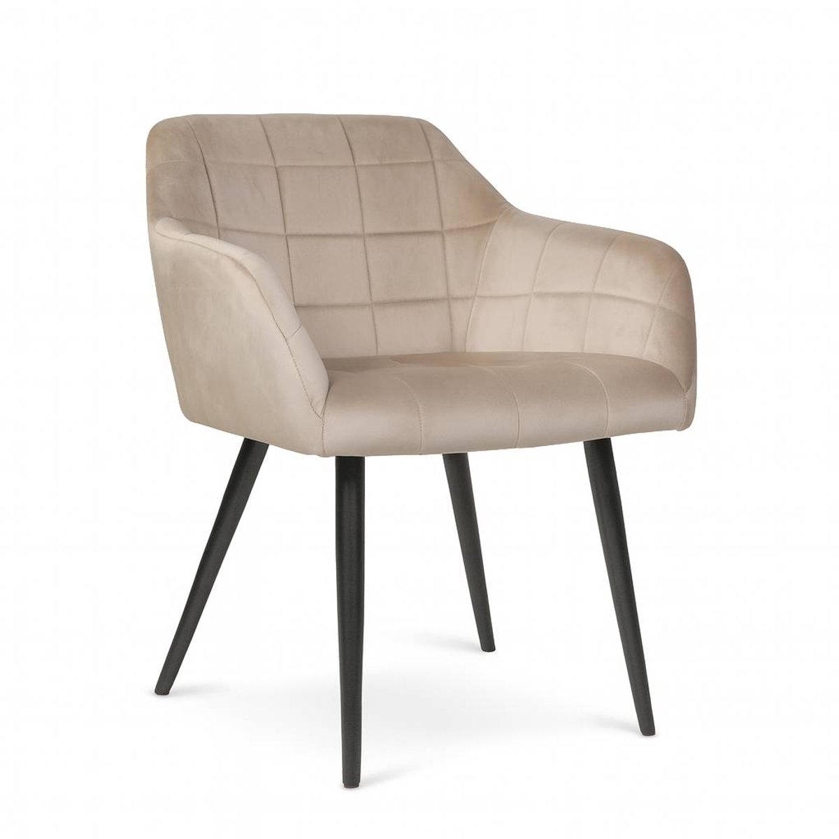 Lizzely Garden & Living SET DEAL: 6 stuks Eetkamerstoel met armleuning Barbara taupe eetstoel zetel