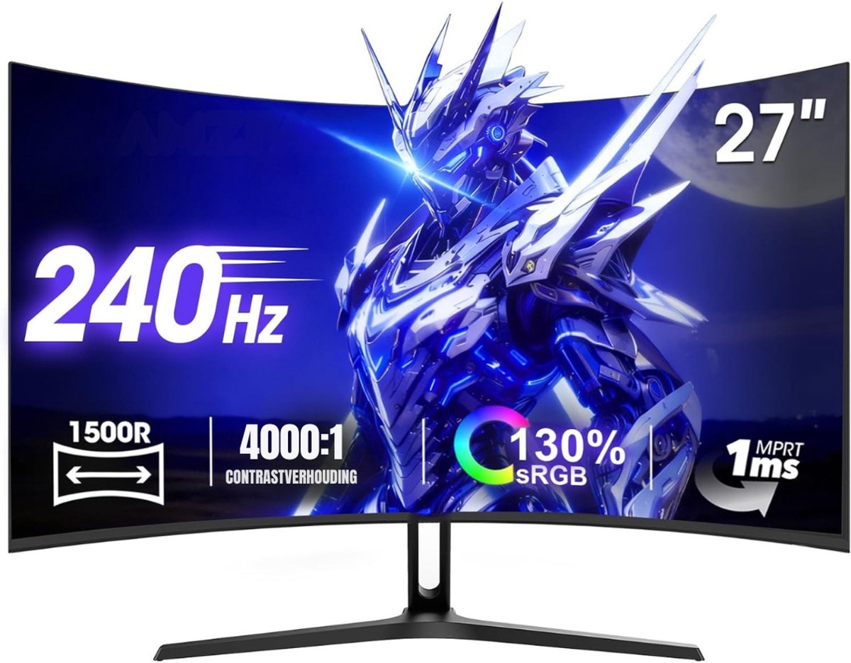 REN® Gaming Monitor 240hz - Gaming Monitor - Zwart - 62x 37x 9cm; 5 kg
