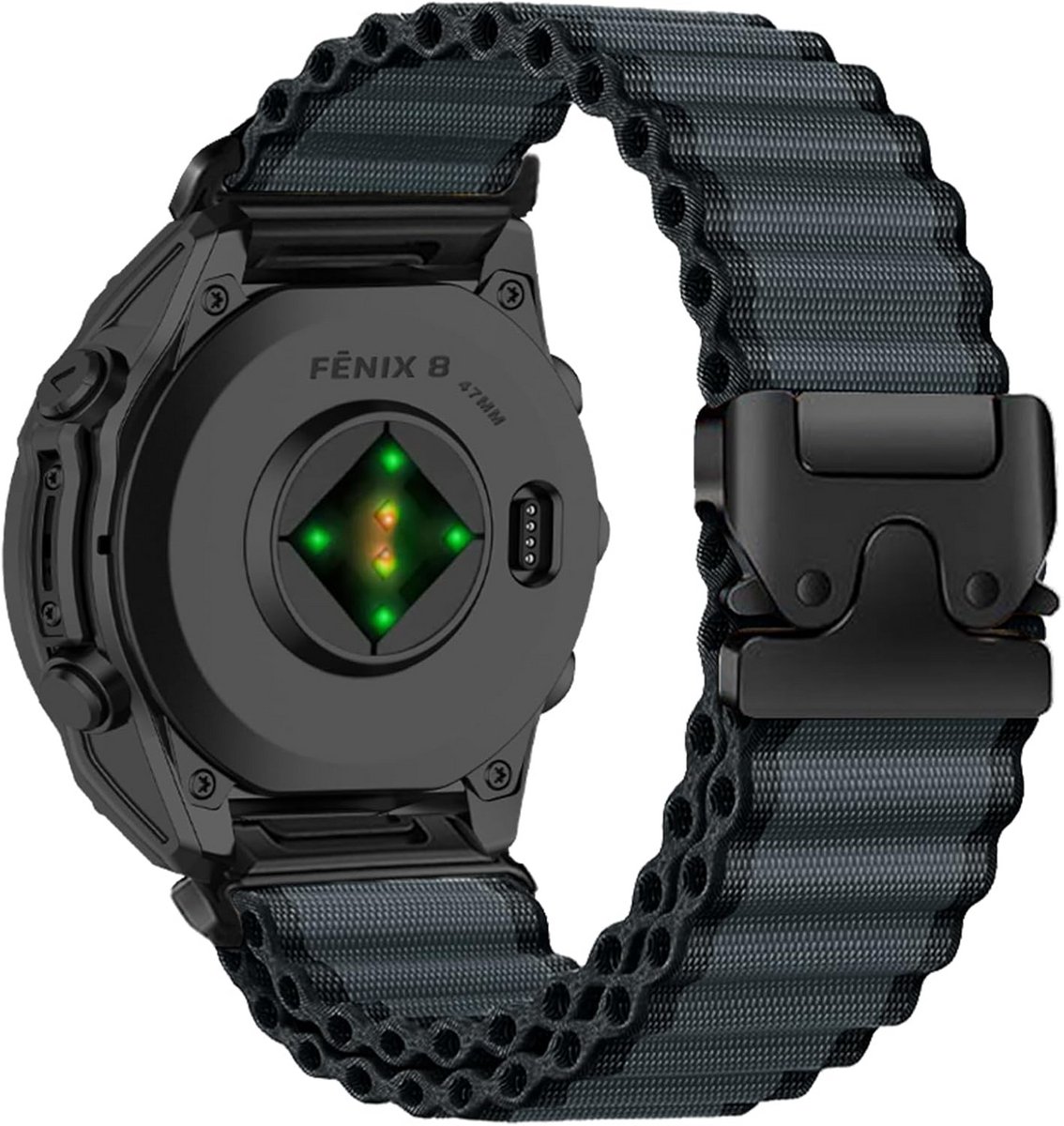 Sportieve Nylon Horlogeband voor 22mm en 26mm Sluitingen