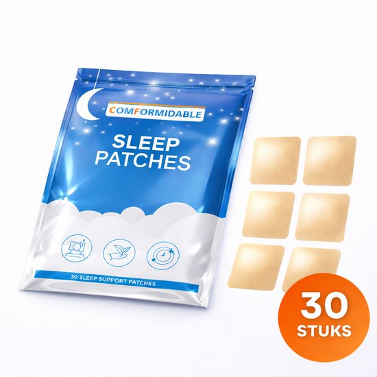 Comformidable® Slaappleisters – 30 Sleep Patches – Ondersteunt natuurlijke slaap & ontspanning