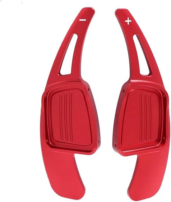 Aluminium Stuurwiel Schakelflippers Verlengstuk voor Diverse Audi Modellen Rood — afbeelding 5