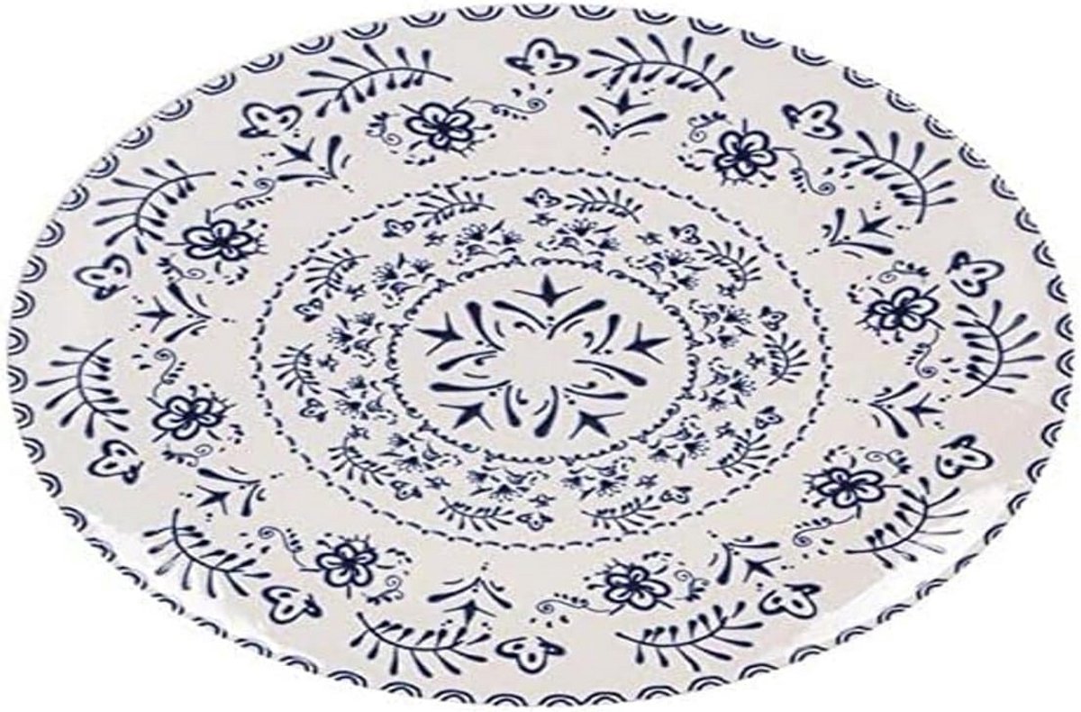 Glanzend Porseleinen Plat Bord Monaco 26 cm