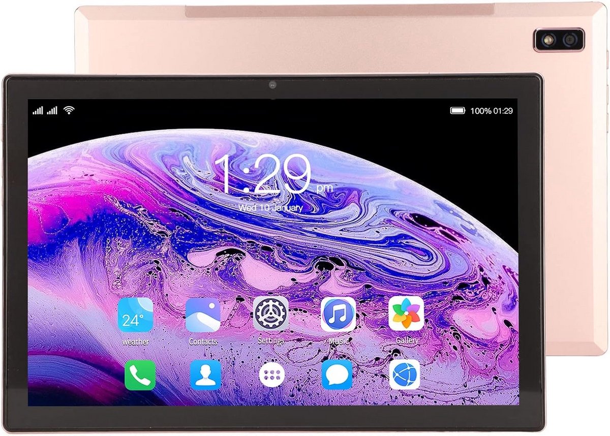 Tablet 10 Inch Full HD 1920x1200 Android 11 Octa Core 6GB RAM 128GB Opslag WiFi GPS