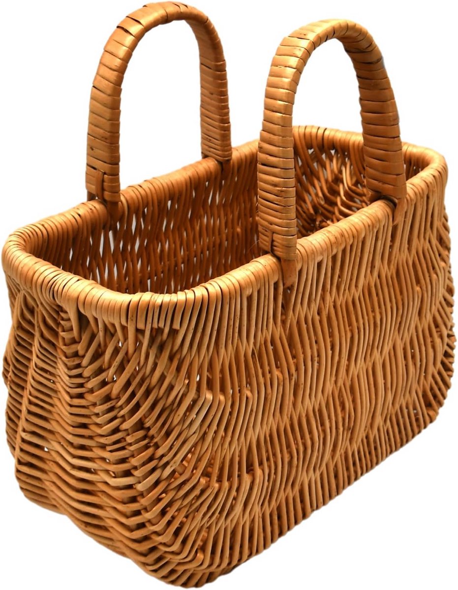 Handgemaakte Rietentas van Wilgentenen - Grote Shopper Voor Dames