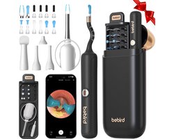 Bebird Oorreiniger Smart Visual Ear Cleaner- Slimme oorreiniger- met camera - Bluetooth - Neus - Mond - Reizen - Reis - Hoesje- Travel - Otoscope - Tweezer - Oorreiniger- Veilig- Wifi - Oorsmeer verwijderaar - met camera