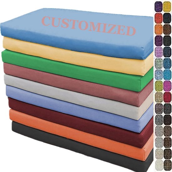 Waterdicht Buitenkussen – Set Van 2 – 65x65 Cm – Zacht – Met Verborgen Ritssluiting – Voor Tuin, Terras, Balkon, Bank – Wasbaar – Exclusief Vulling