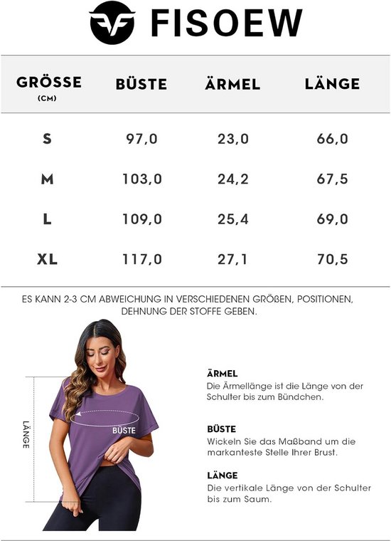 Sportshirt Dames Korte Mouw Lichtgewicht Fitness en Yoga Top — afbeelding 2