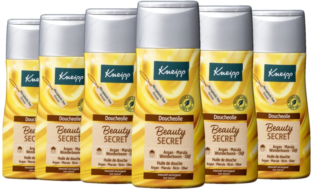 kneipp beauty secret doucheolie 6 x 200 ml