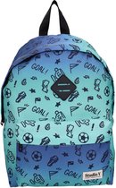Studio V Kick Off - Rugzak - Gevoerd - 11,5 liter - 37 x 26 x 12 cm - Voetbal - Blauw