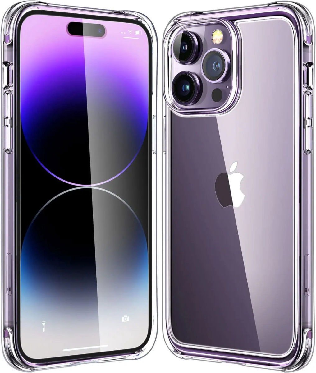 Schokbestendig en Dun TPU Transparant Hoesje Geschikt voor Apple iPhone 14 Pro Max