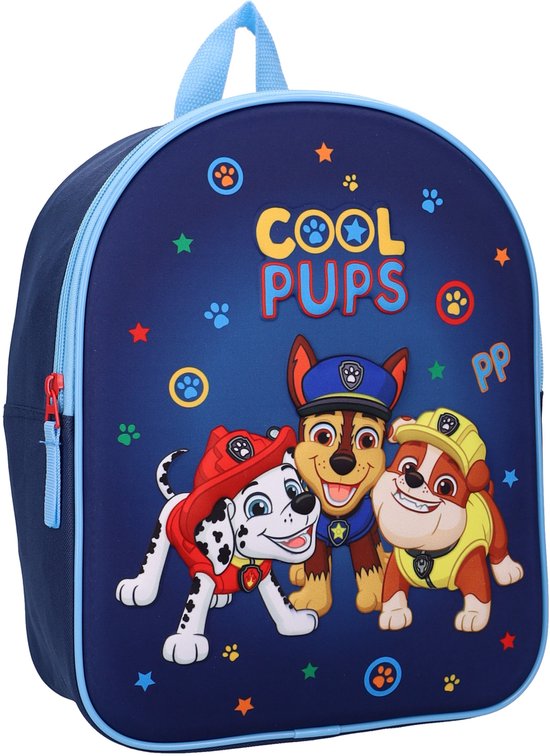 PAW Patrol Simply Special - Kinderrugzak - 3D print - 9,2 liter - 32 x 26 x 11 cm - Blauw
