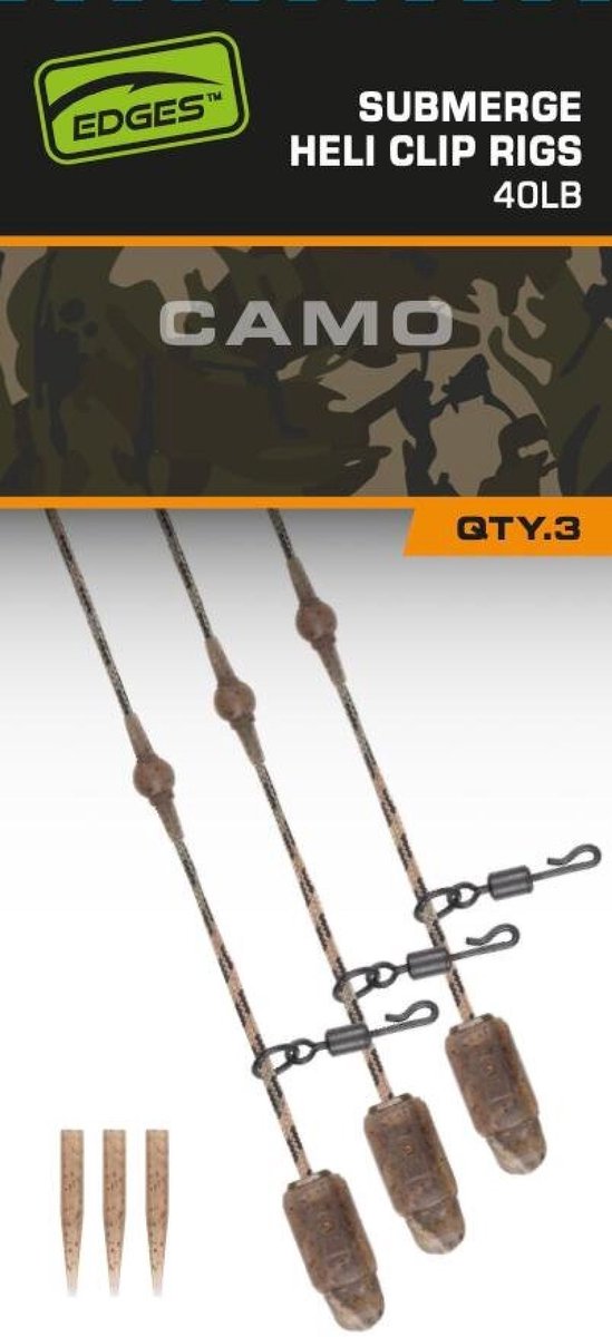 Camo Heli-Clip Rigs Submerge Fox