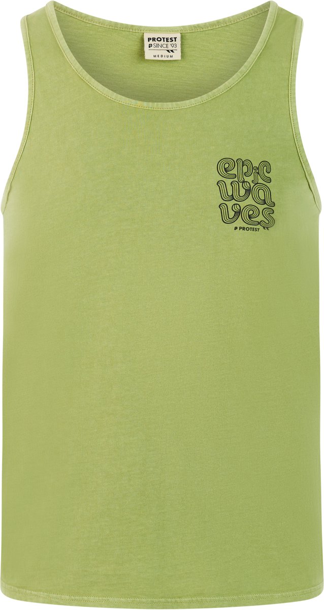 Protest PRTHeworth Tanktop Heren Mouwloos Ronde hals Loose fit Groen