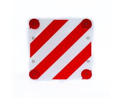 EveBase® Flexibel Markeringsbord - Universeel - Volledig Reflecterend - 50 x 50 cm - Voldoet aan Europese Wegveiligheidsregels