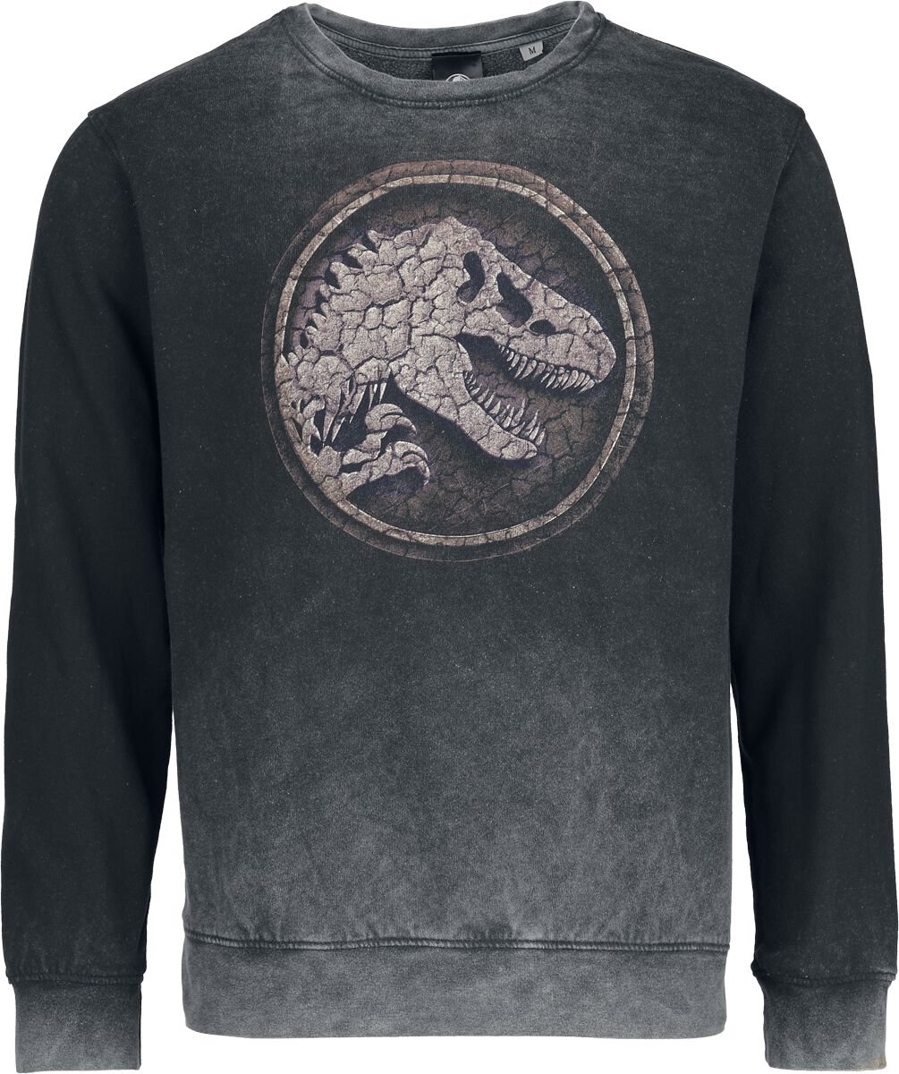 Jurassic Park Cracked Earth Heren Sweatshirts - grijs - M