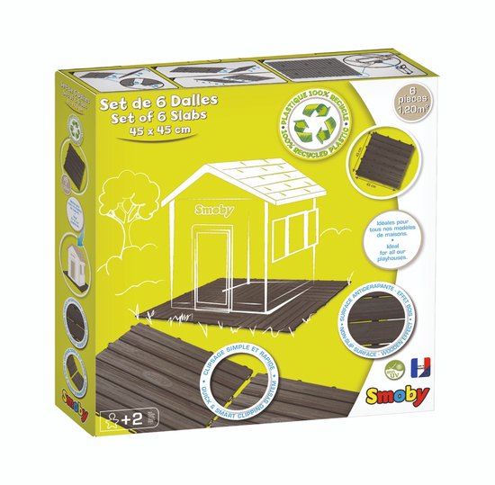 Smoby Vloer set van 6 - Speelhuis