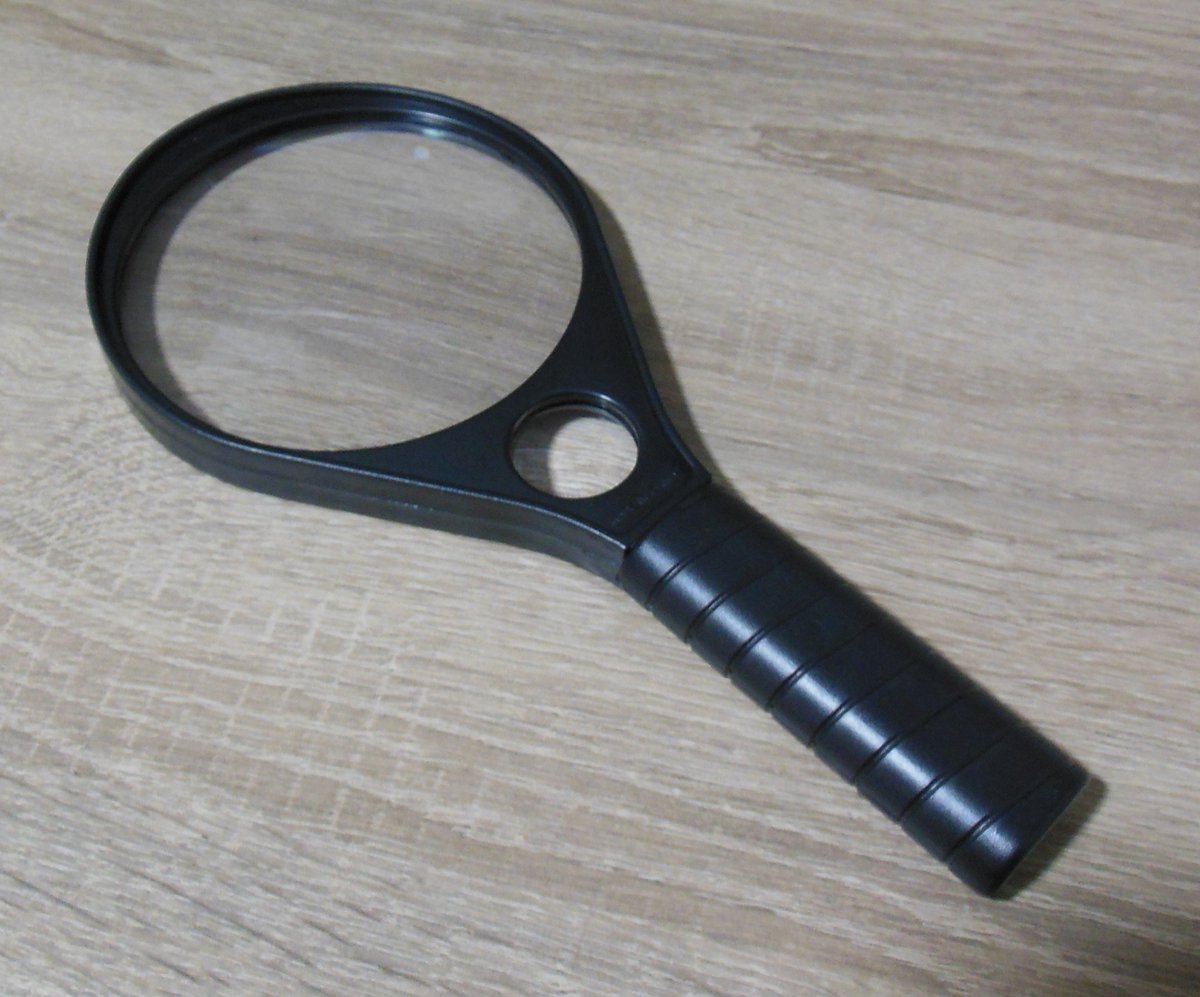 Vergrootglas-Loep met 2 verschillende vergrotingen