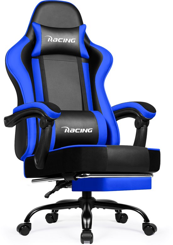 Elekiatech Gaming Stoel met Inklapbare Voetensteun - Product - €169,99