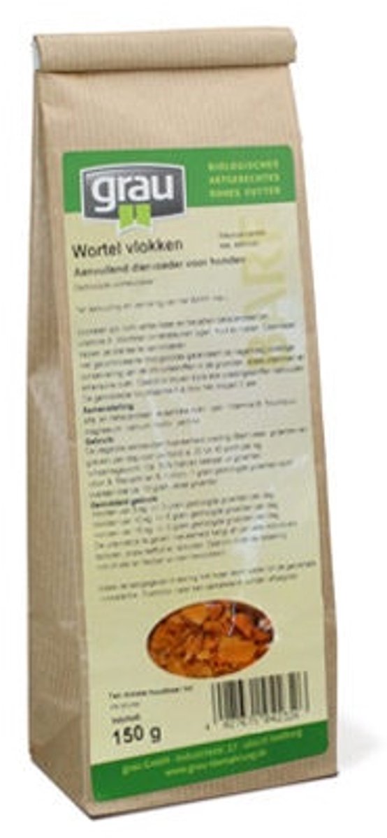 GRAU GRAU Gedroogde Wortel Vlokken - 150 gram