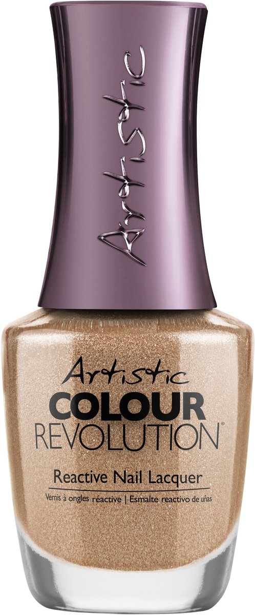 Artistic Nail Design Colour Revolution 'Starlight Abyss' (Goud Metallic)