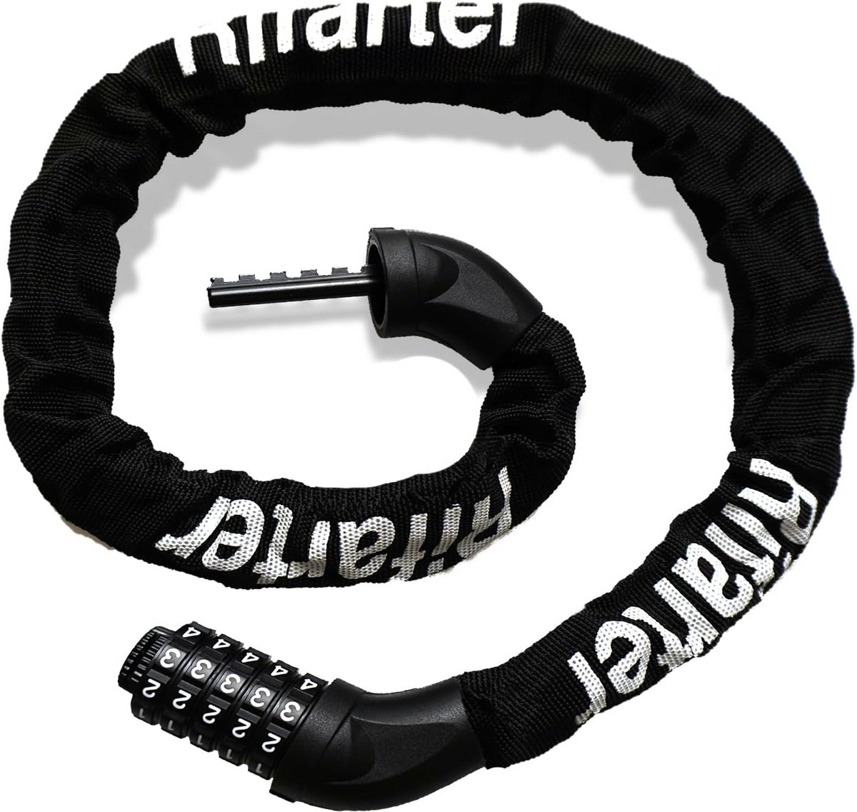Heavy Duty Fiets Kettingslot met 5 Cijfers Combinatie - Inbraakwerend en Krasvrij