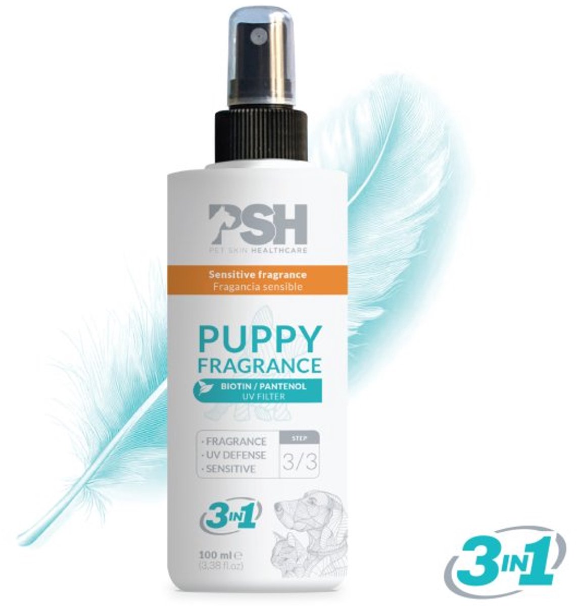 PSH - Puppy - Hondenparfum Met UV Wering - 100ML