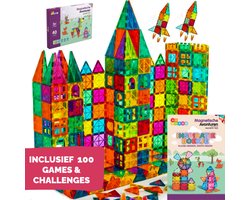 Magnetic Tiles - 40 stuks - Magnetisch Speelgoed - Constructiespeelgoed Meisjes Jongens - Magna Magnetische Tegels Educatief Mind Blokken Montessori Kinderspeelgoed 3 Jaar, 4 jaar, 5 jaar, 6 jaar, 7 jaar, 8 jaar - Speelgoed Cadeautjes Creatief