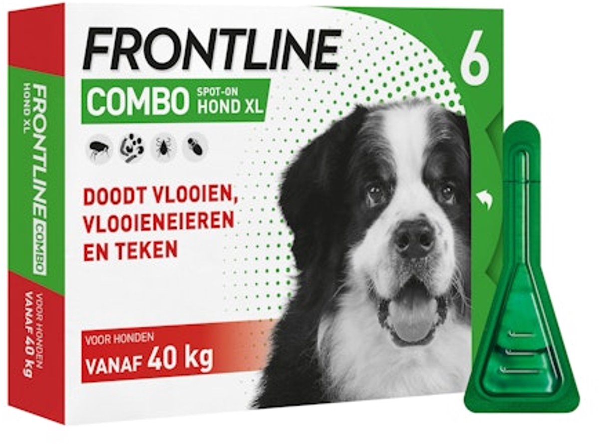 Frontline Combo Hond XL (40-60 kg) - 2 x 6 pipetten