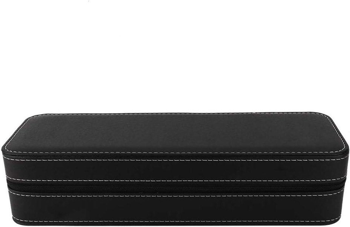 Horloge Opslagcase met Glazen Deksel - Display Organisator Doos - Mannen Sieradenhouder