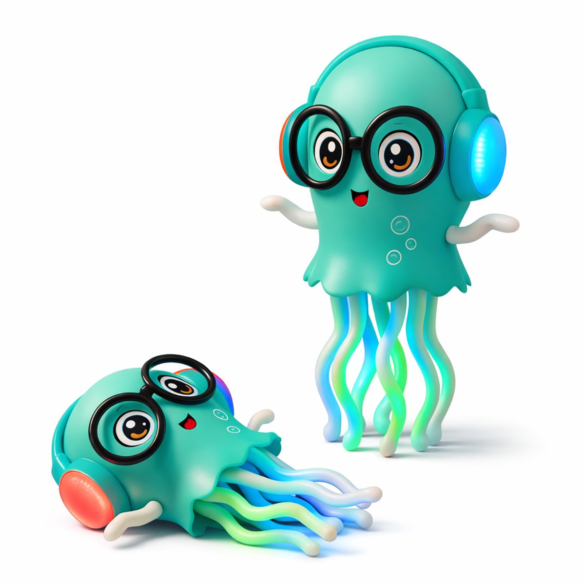 Easy Mart Dansende Octopus Speelgoed – Elektrisch Kruipend & Bewegend met Licht en Muziek – vanaf 3 jaar – HX178