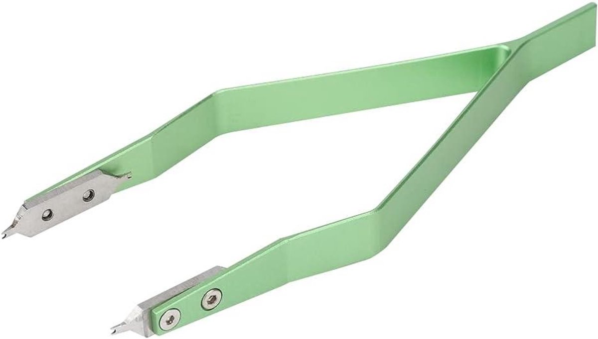 Veerstang horloge gereedschap metaal | Veerpen verwijderaar V-vormig | Horlogemaker tang fijne vorkpunten