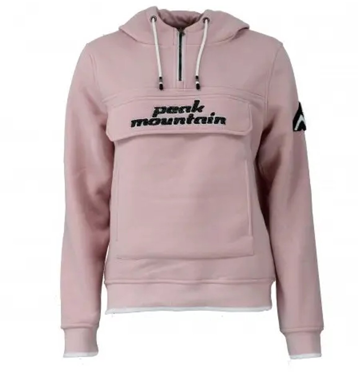 Dames fleece sweater met capuchon Peak Mountain Aflow Roze