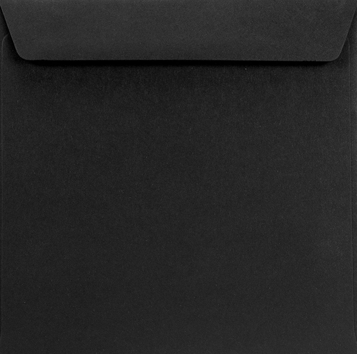 Gladde zwarte enveloppen vierkant K4-156 - 156 x 156 mm - 25 stuks - HK zelfklevend met plakstrip - 120 gram - Burano - Netuno
