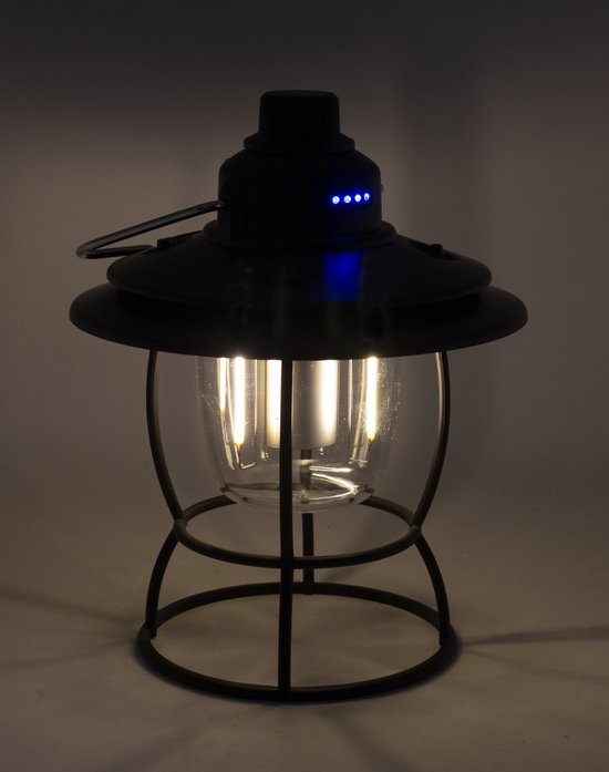 Eurotrail Orix Campinglamp - Oplaadbare Lamp - Buitenlamp - Koper - Warm en Wit Licht - Powerbankfunctie - Dimbaar — afbeelding 5