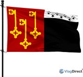 Drapeau de Destelbergen - Drapeau de la commune de Destelbergen - 90 x 150 cm.