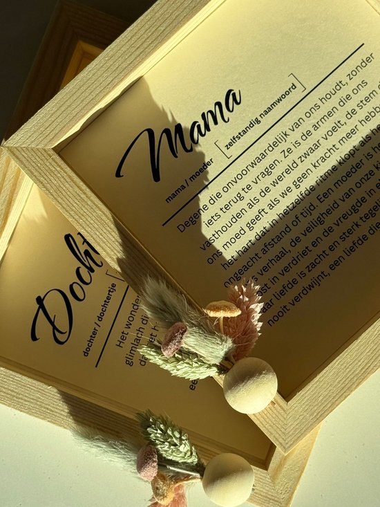 ECHO - MAMA Diploma - cadeau voor mama - handgemaakt