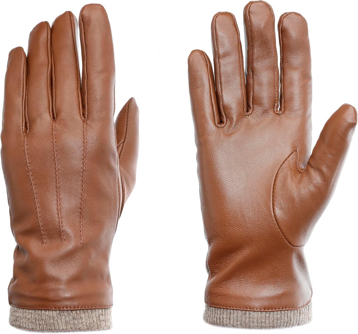 Leren Dames Handschoenen met Touchscreen Functie | Schapenleer