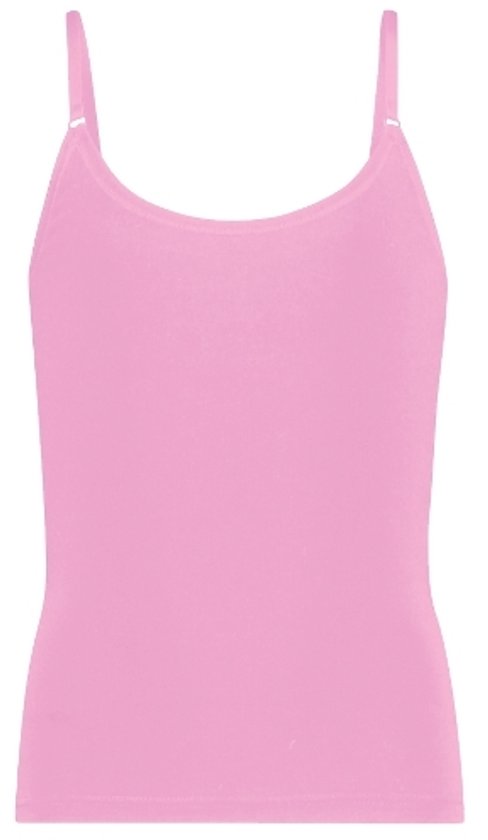 Roze hemd met spaghettibandjes, voor meisjes.
