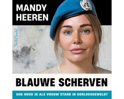 Blauwe scherven