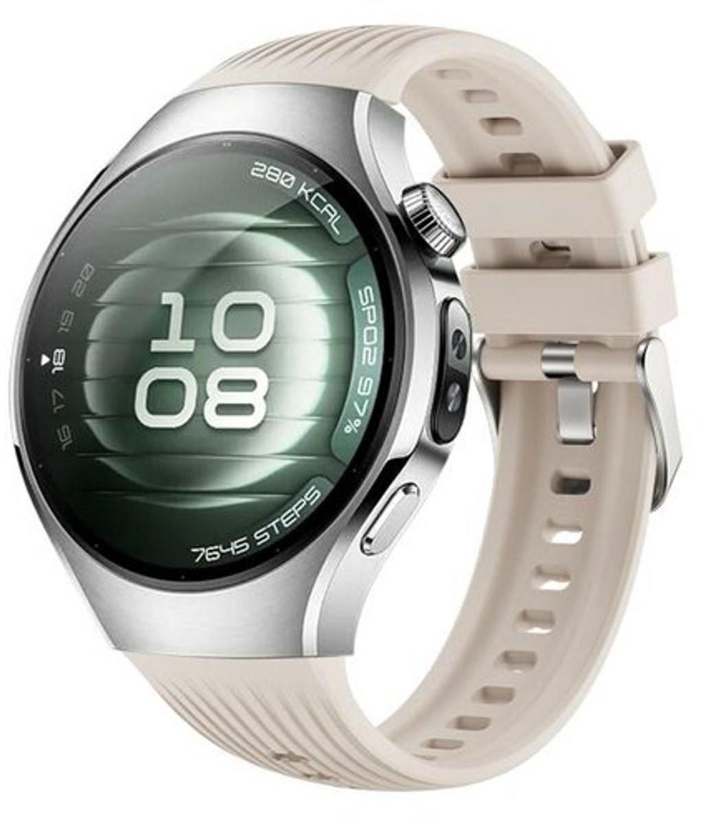 By Qubix - Siliconen bandje 'True Fit' - Sterrenlicht - geschikt voor Huawei Watch 5 - 42mm