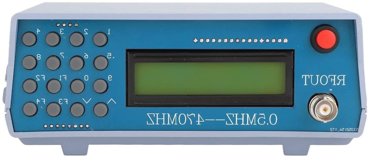 Allecto- Signaalgenerator - Frequentiesignaalgenerator - Draagbaar - Ruimtevaart - Radiosignaalgenerator - Intercom - Metertester - Draadloze Communicatie - Zwart - Functioneel - Geschikt voor Diverse Toepassingen - Draagbaar