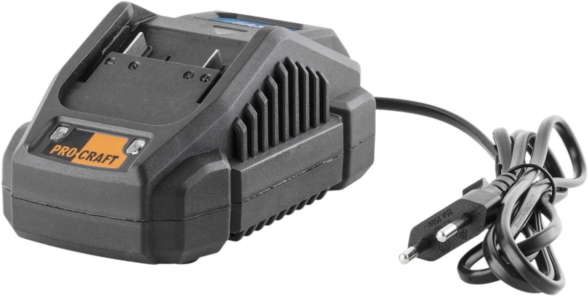 Procraft 20/2.4A oplader 20 V 2,4 A voor Li-ion-accu's