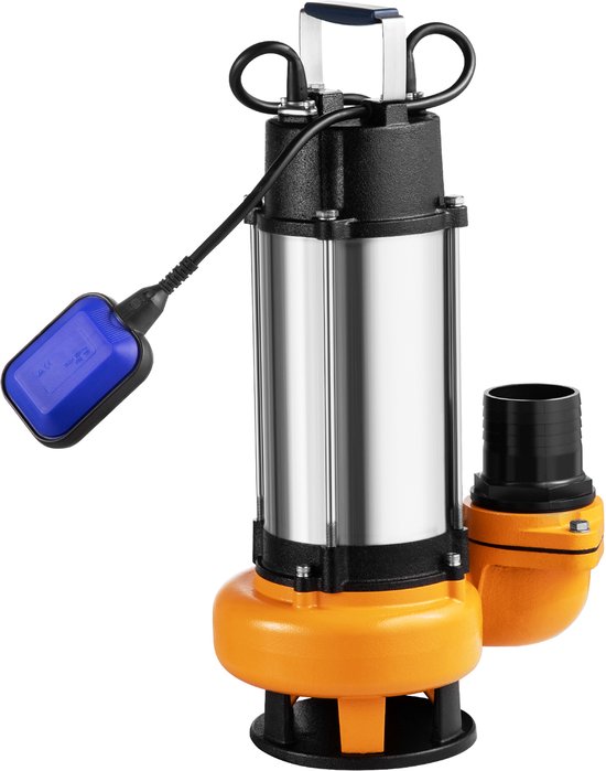 VEVOR Dompelpomp Vuilwater Pompen Rioolpomp Vuilwaterpomp 60000l/H Incl Vlotterschakelaar 2200w — afbeelding 2