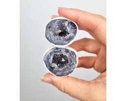 ThaleiaDesign - Agaat geode - Edelstenen en Mineralen - Spiritualiteit - Woondecoratie