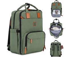Brisby slijtvaste Luiertas – verzorgingstas – met buggymontage - Groen